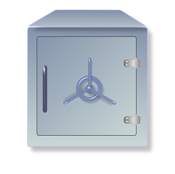 a silver safe